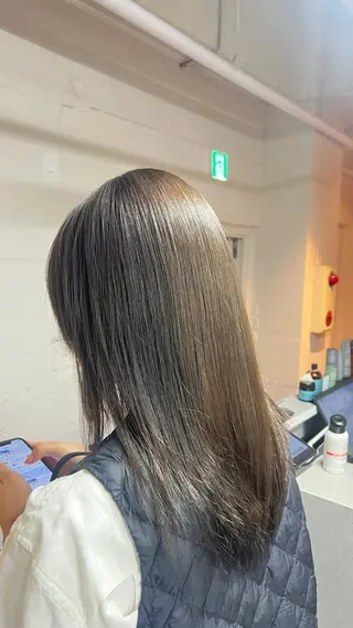 ミディアム いしい りえのヘアスタイル