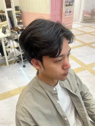 メンズ 大阪韓国メンズ特化 LUNAのヘアスタイル