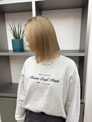 ショート カラー ヘアアレンジ 天神レイヤーカット No.1💖マユカのヘアスタイル