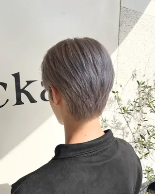 メンズ 谷口晴美 ピンク / 透明感カラーのヘアスタイル