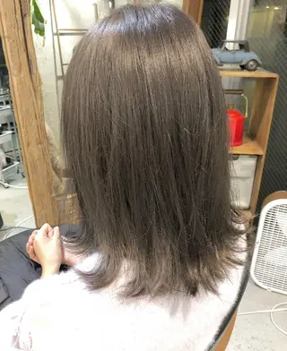 ミディアム カラー ヘアアレンジ 北間 寛哉のヘアスタイル