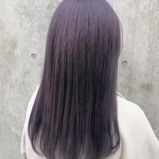 セミロング MOMO艶髪 🩵モテカラーのヘアスタイル