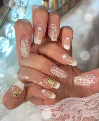 ネイル 23時まで❤︎韓国、 ワンホンネイルのネイルデザイン