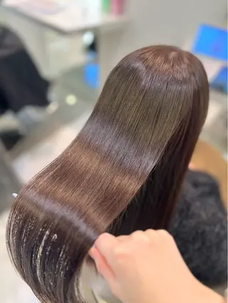 ロング Yuka/Aujua ソムリエ/髪質改善のヘアスタイル