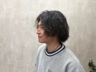 パーマ メンズ tokute 片岡心🐥のヘアスタイル