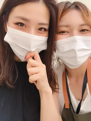 セミロング さの あやねのヘアスタイル