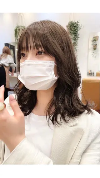 セミロング カラー ヘアアレンジ レイヤーカット/ 田中 しょうのヘアスタイル