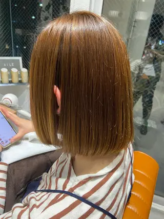 ミディアム 代表　しみず としやのヘアスタイル