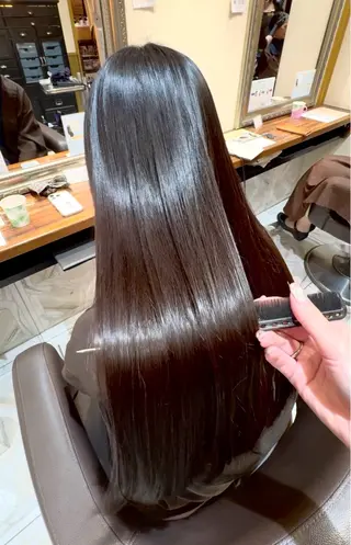 ロング パーマ 学生限定メニュー あり‼️鈴木咲千😸のヘアスタイル