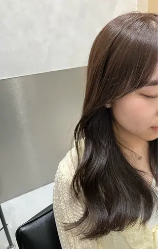 ロング カラー 💖ブリーチなし透明 感💖ASAHIのヘアスタイル