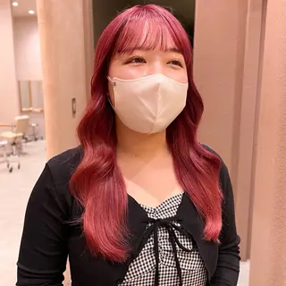 ロング カラー レイヤー/柔らか 透明感カラー/ゆきなのヘアスタイル