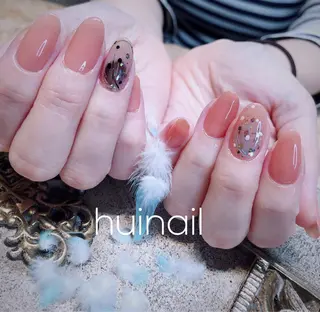 ミディアム めぐみのネイルサロン スタッフ練習のネイルデザイン