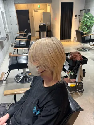 メンズ メンズ特化 ulus高森蓮のヘアスタイル