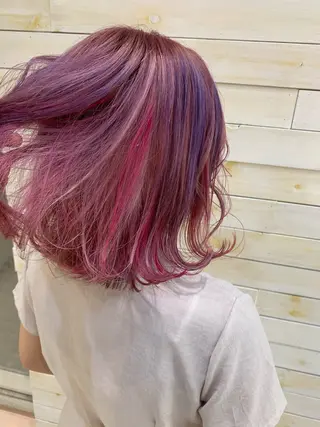 ミディアム インナーカラー /ヘアメ じゅんのヘアスタイル