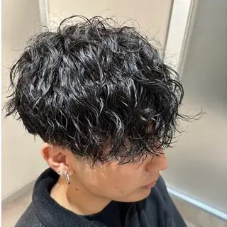 パーマ メンズ 美桜🪽🫧 レイヤー特化のヘアスタイル