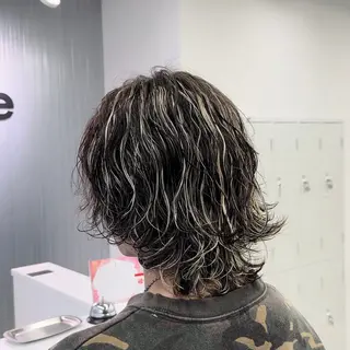 ショート カラー メンズ 🔥メンズ特化美容師 パーマのヘアスタイル