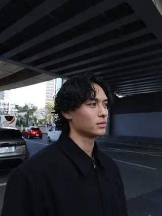 パーマ メンズ 大阪茶屋町 メンズカット関田拳のヘアスタイル