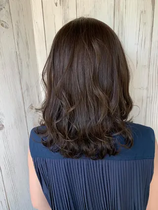 ミディアム カラー topstylist ユヒャンのヘアスタイル