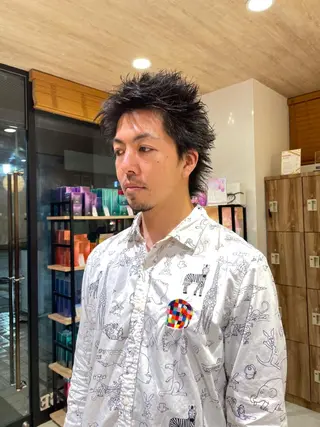 ショート メンズ 似合わせ レイヤー須川のヘアスタイル