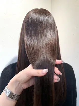 カラー ツヤ感カラー/韓国 カットkanna🖤のヘアスタイル