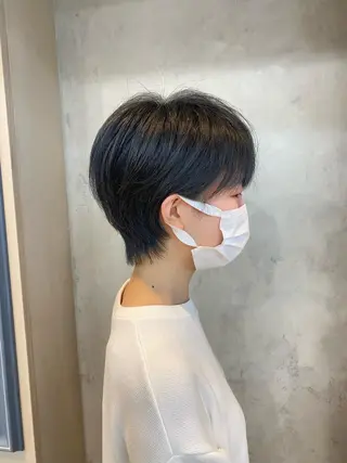 ショート ショート/レイヤー カット/服部タカノリのヘアスタイル