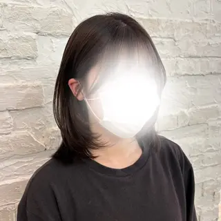 ミディアム ルプラボウ/豊川/ レイヤー/サクラのヘアスタイル