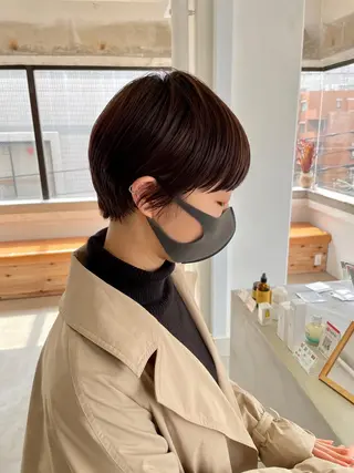 ショート カラー ショート・ボブ 徳竹淳一のヘアスタイル