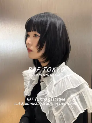 ミディアム RAF TOKYO 浜松所属・レイヤー/髪質改善/ 飯尾百花のヘアスタイル