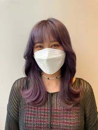 セミロング ❤︎︎韓国ヘア❤︎︎ 𝑺𝒉𝒊𝒉𝒐のヘアスタイル