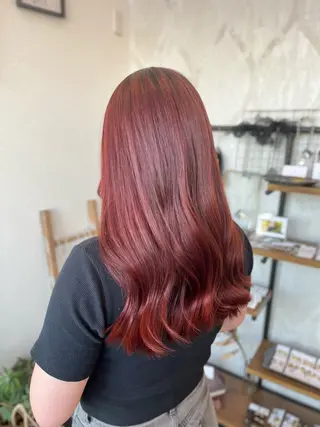ロング カラー カットモデル✂️ ゆうかのヘアスタイル
