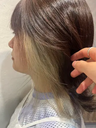 ミディアム Makino🌷 牧野有花のヘアスタイル