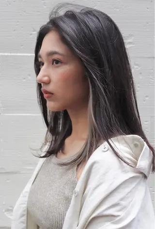 ロング 圧倒的な質感🧡 髪質改善/丸山晴菜のヘアスタイル