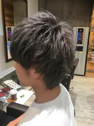 ショート カラー パーマ ヘアアレンジ メンズ キッズ ネイル マツエク・マツパ EnBlesS西宮 マンツーマン神道有基のヘアスタイル