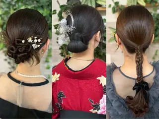 ヘアアレンジ 早朝✨ヘアセット 着付け/清水玲歌のヘアスタイル