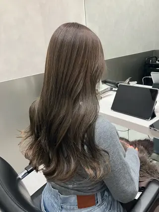 ロング カラー 💖ブリーチなし透明 感💖ASAHIのヘアスタイル