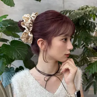 セミロング カラー ELIN hair Nanamiのヘアスタイル