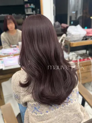 カラー 🍒ピンクベージュ /ベージュ🍒なつきのヘアスタイル