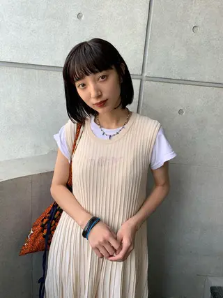 ミディアム オシャレ髪✔️ 店長オオキアキヒロのヘアスタイル