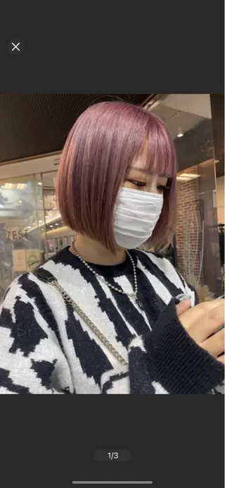 ミディアム カラー メンズ ネイル designcolo r/似合わせNOKAのヘアスタイル
