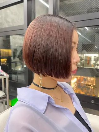 ショート カラー パーマ 滝沢 嵩大のヘアスタイル