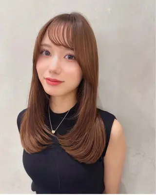 ミディアム 代表山口ひな 髪質改善のプロのヘアスタイル