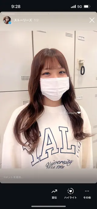 ロング ♡ナチュラルガーリー ♡ベージュ♡RINAのヘアスタイル