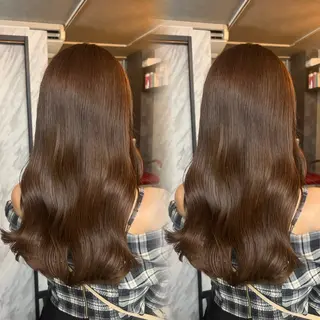 ロング カラー ainya/心斎橋 /ハイトーン/カラーのヘアスタイル