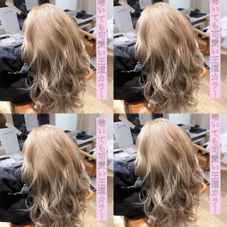 セミロング ✨縮毛矯正✖︎顔周り レイヤー✨ナカムラのヘアスタイル