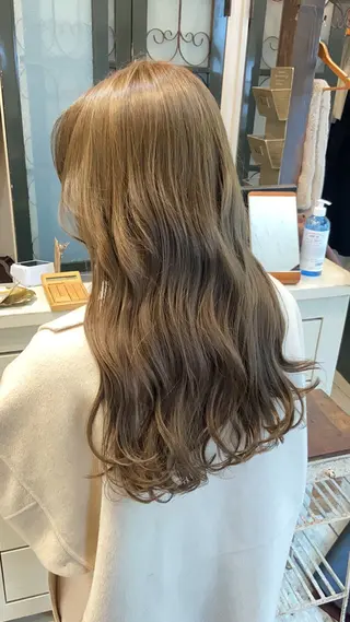 ロング カラー ダメージレス美容師 🌱水島侑理のヘアスタイル