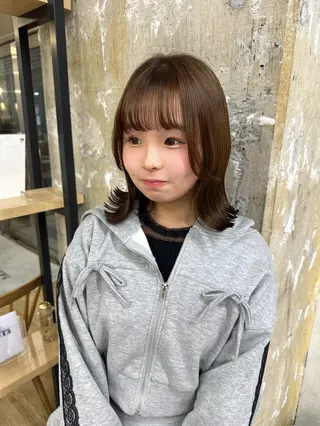 ミディアム カラー ショート/ボブカット /emiriのヘアスタイル