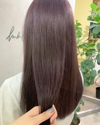 ロング カラー hub hair レイヤー/透明感のヘアスタイル