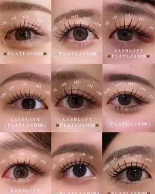 マツエク・マツパ suu_ emiriのマツエク・マツパデザイン