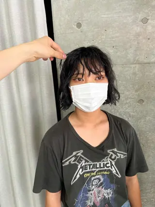 パーマ ボブパーマコテ巻き風 パーマNo1深江秀平のヘアスタイル