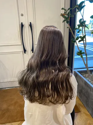 ロング カラー yate'/ Wカラー/小出捷也のヘアスタイル